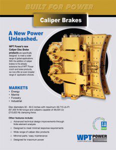 Caliper flyer cover for PDF of brake caliber information