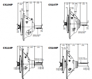 CX Clutch 106, 107, 108, 110 Comparison