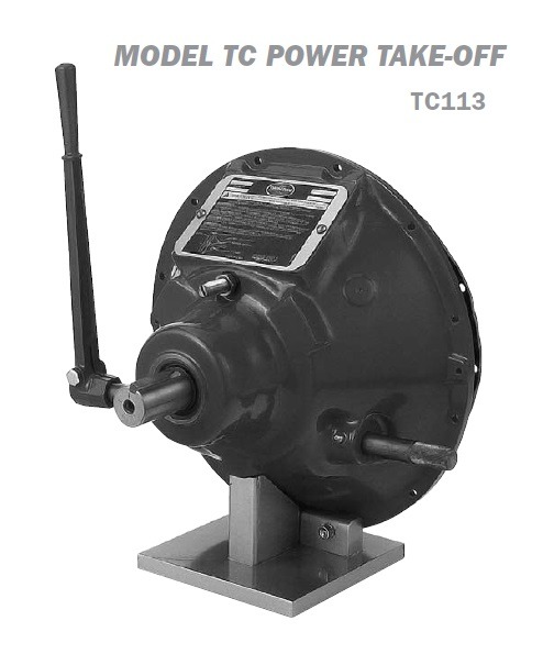 TC113 spring loaded Twin Disc power take-off